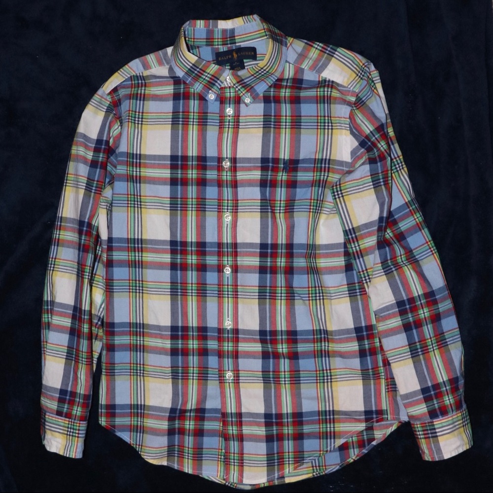 Boys Polo Ralph Lauren Plaid Shirt